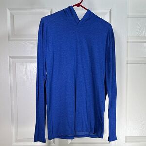 Under Armour Blue Long Sleeve Loose Fit Hoodie T-Shirt